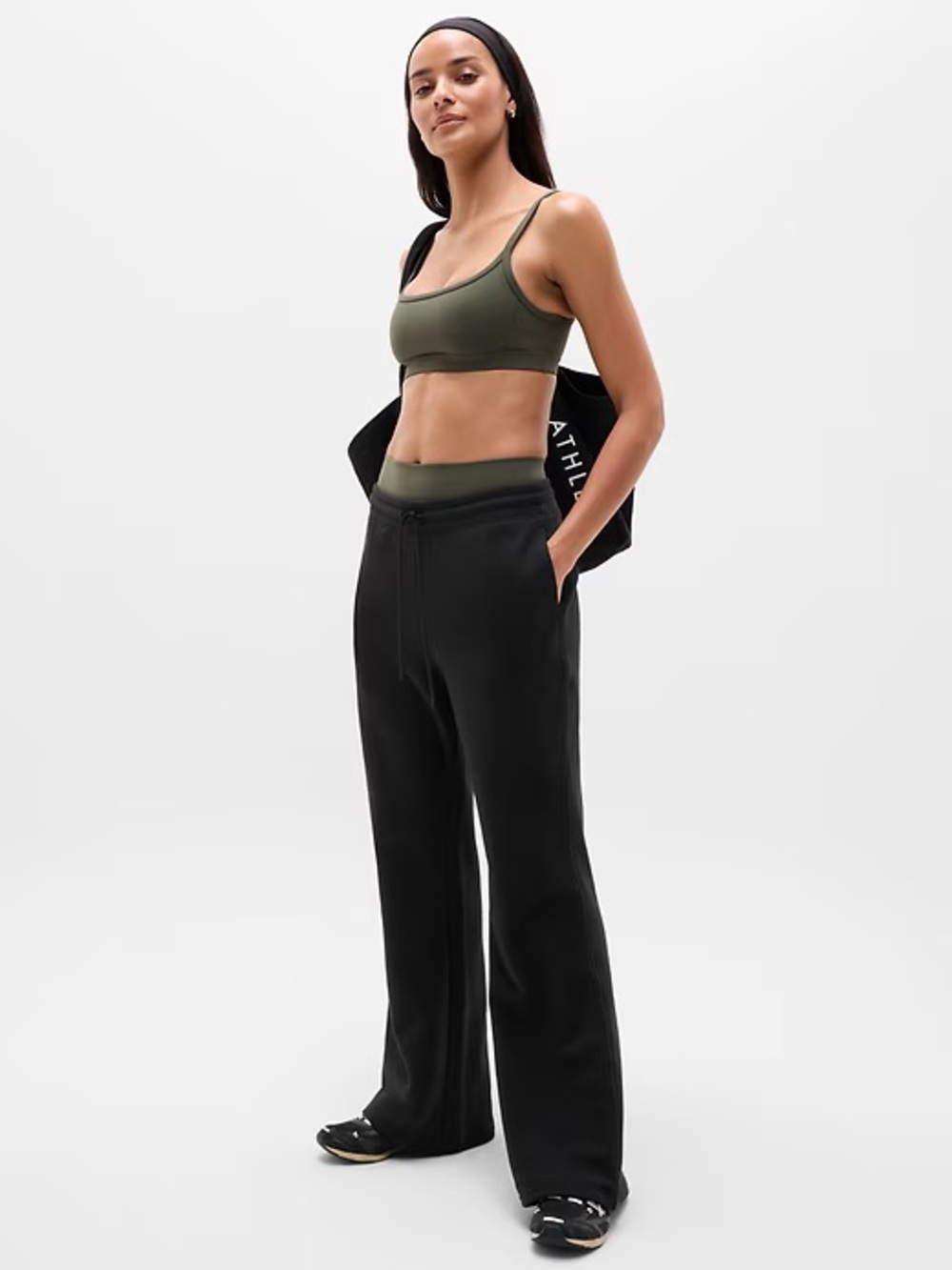 NWT Athleta Square Neck Bra A-C
